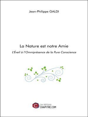 cover image of La Nature est notre Amie